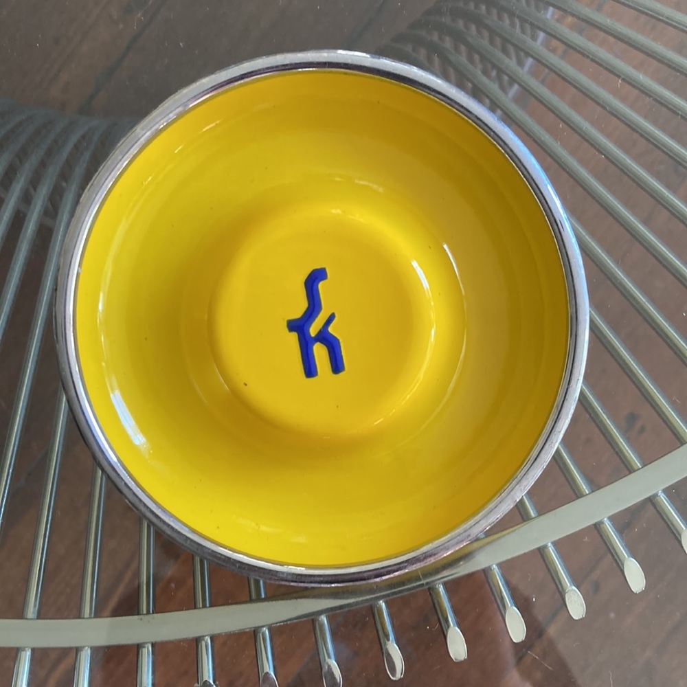 Vintage enameled dish ashtray by Schutte & Koerting 1876-1936 commemorative item